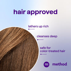 Method bottle next to ruler showing 14 oz scale for size and value reference