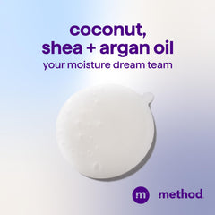 Method lather texture on hand demonstrating rich foam and effective cleansing