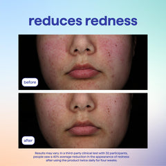 Method clear spray texture on skin to show non-greasy, non-drying finish