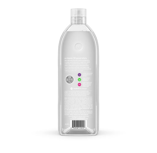 Method Sweet Water refill cap and label close-up highlighting ingredients