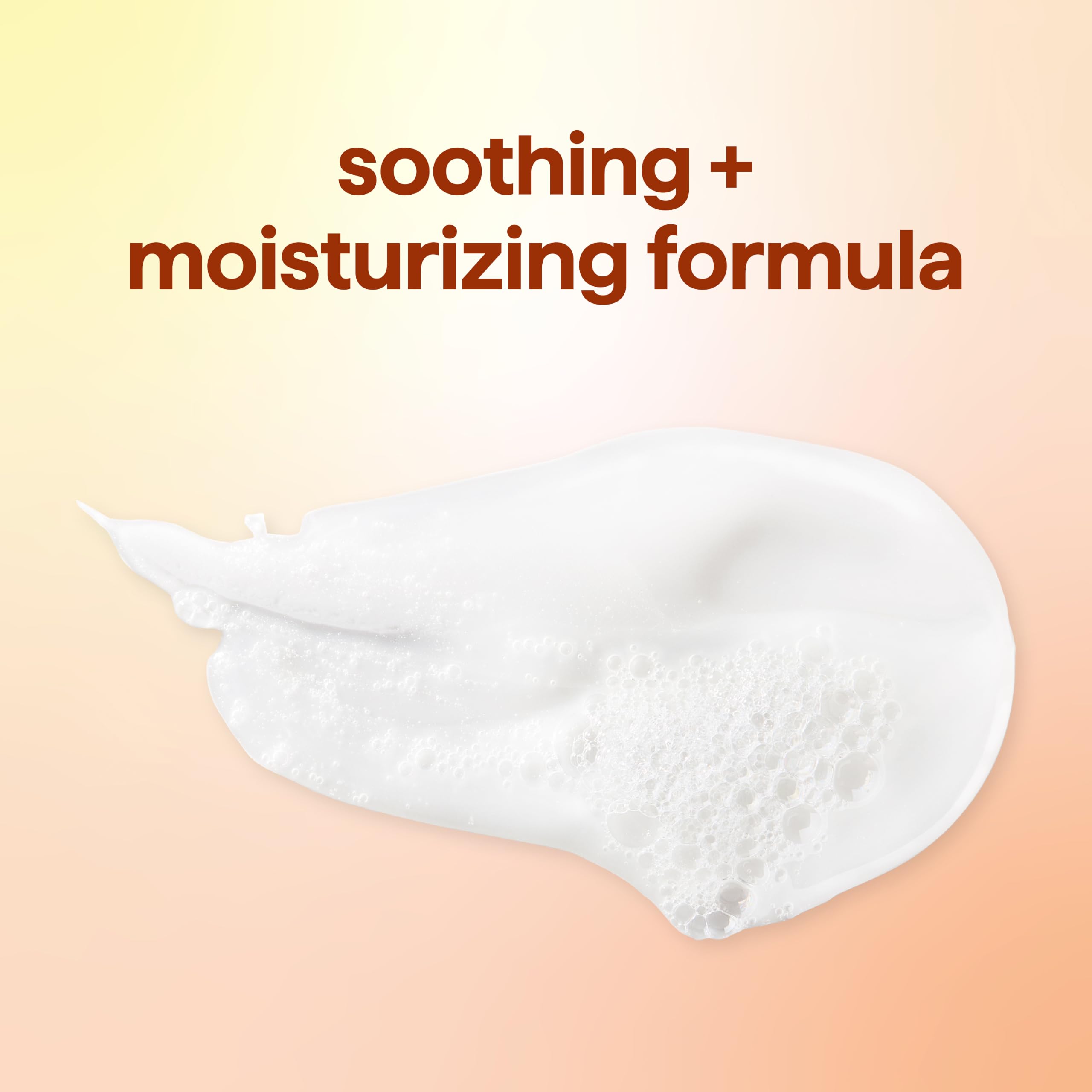 Method gel texture on hand showing smooth spreadability and hydration benefit