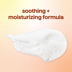 Method gel texture on hand showing smooth spreadability and hydration benefit
