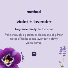 Method gel texture on hand illustrating gentle cleansing and creamy lather