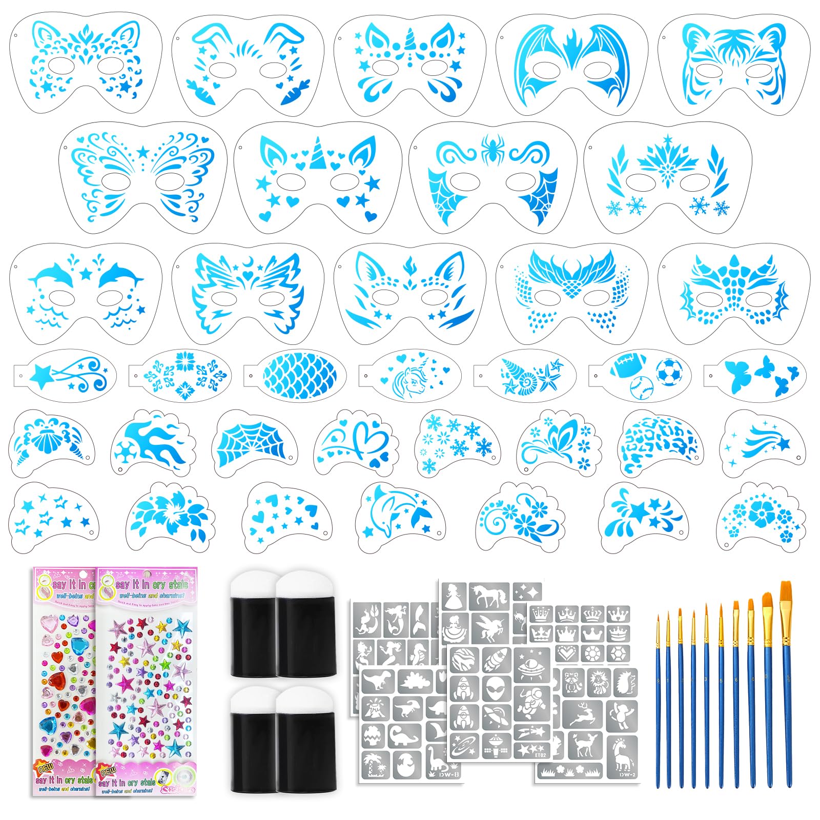 Metuu front packaging showing full 58-piece kit and clear contents for easy setup