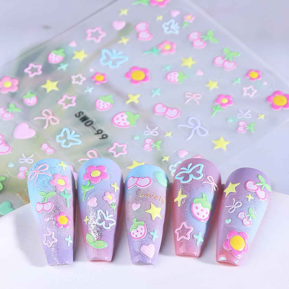 MEZYKAP stickers decorating a phone case to show versatile creative use