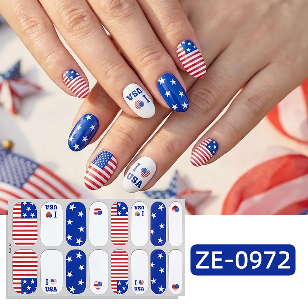 MEZYKAP size comparison on a hand showing fit for varied nail widths