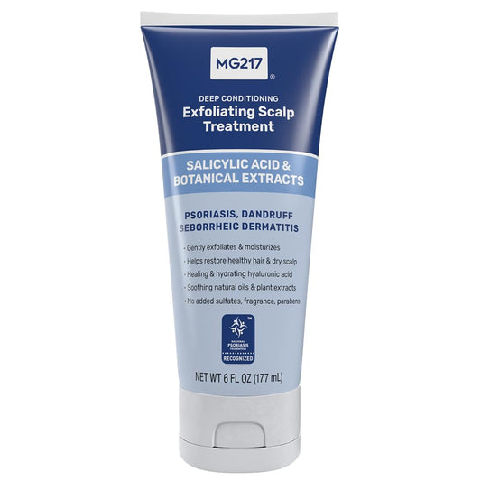 MG217 front packaging showing 6 fl oz bottle and benefits
