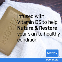 MG217 label detail highlighting bee propolis and vitamin D3 nourishing benefits