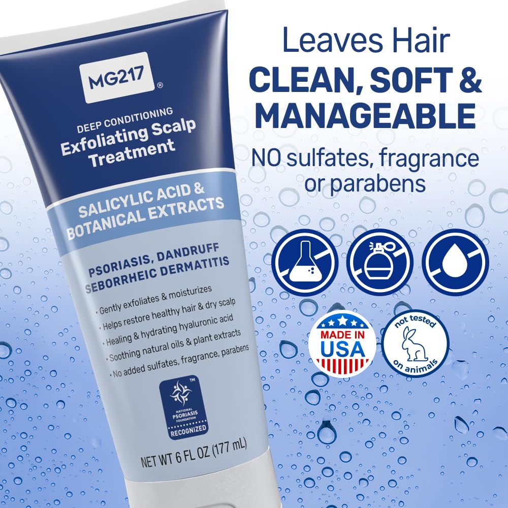MG217 bottle styled on bathroom shelf suggesting daily self care