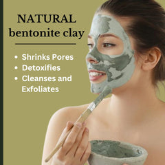 mGanna clay paste on cloth for body wrap preparation showing wrap utility