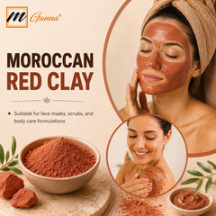 mGanna clay mixed into paste with water demonstrating easy preparation benefit