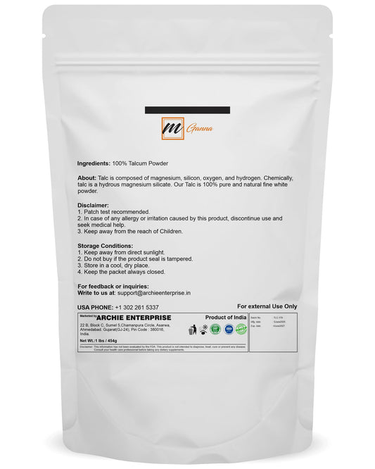 mGanna open pouch with fine powder, demonstrating easy dispenser benefit
