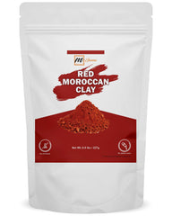 mGanna red clay front packaging showing product identity and natural appeal