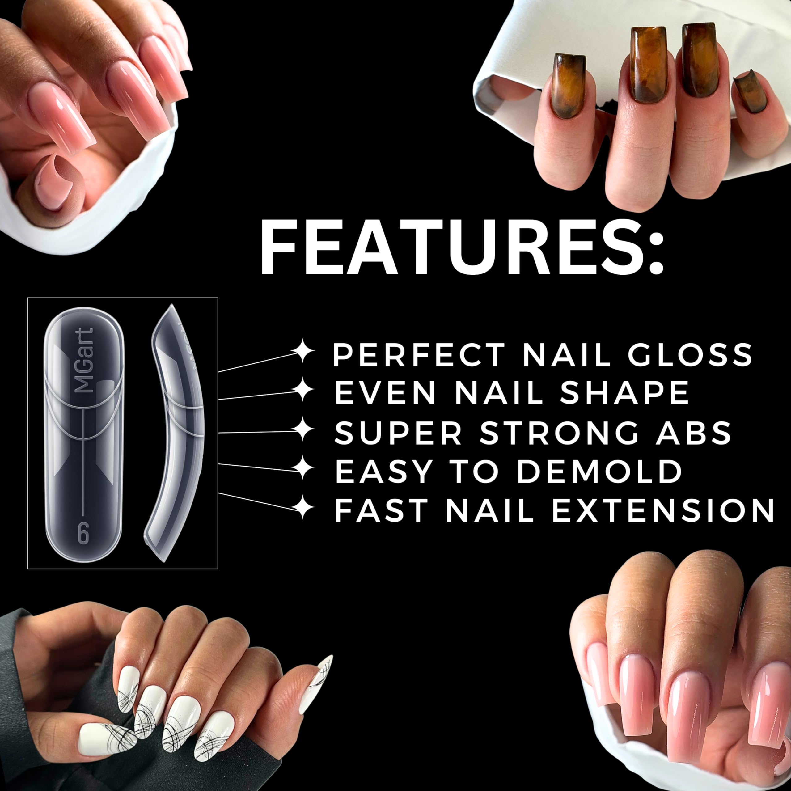 MGART layout of 12 sizes, provides precise size selection for clients