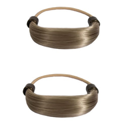 Mia Tonytail front view showing neat wrapped ponytail benefit of instant style