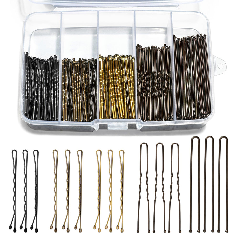 Mia Klein front box showing 500-piece pin assortment for organized styling