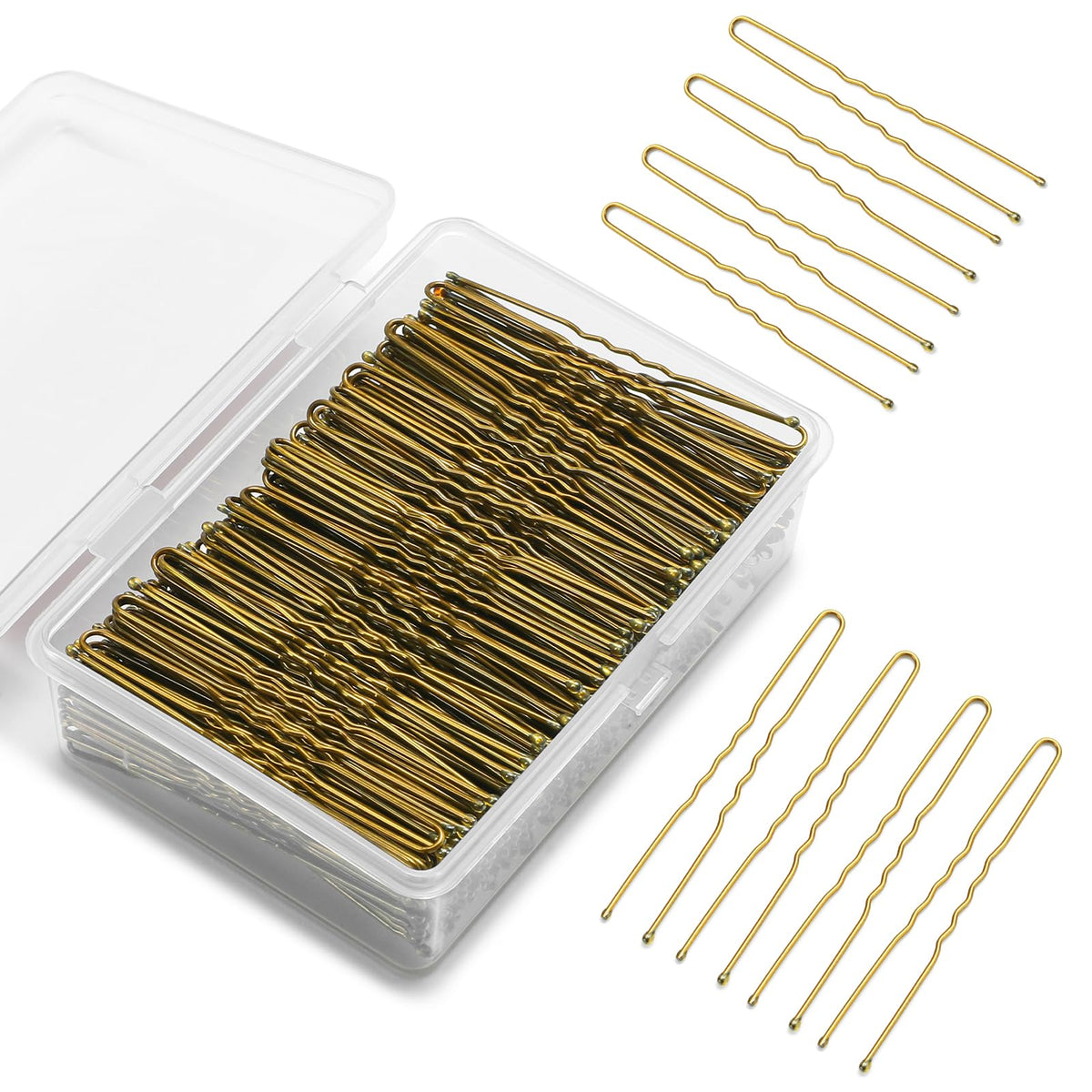Mia Klein front packaging showing bronze pins and box for easy selection