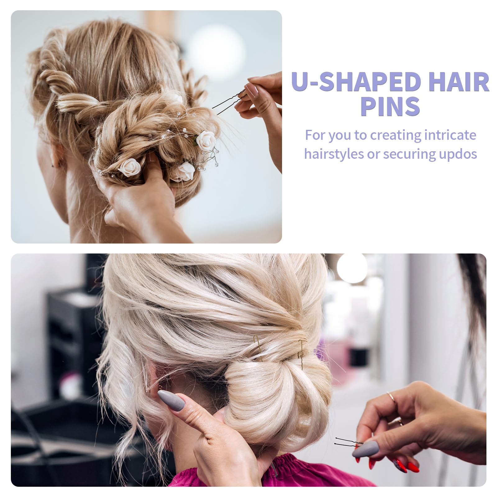 Mia Klein pins inside a stylist's kit showing professional organization and ready supply