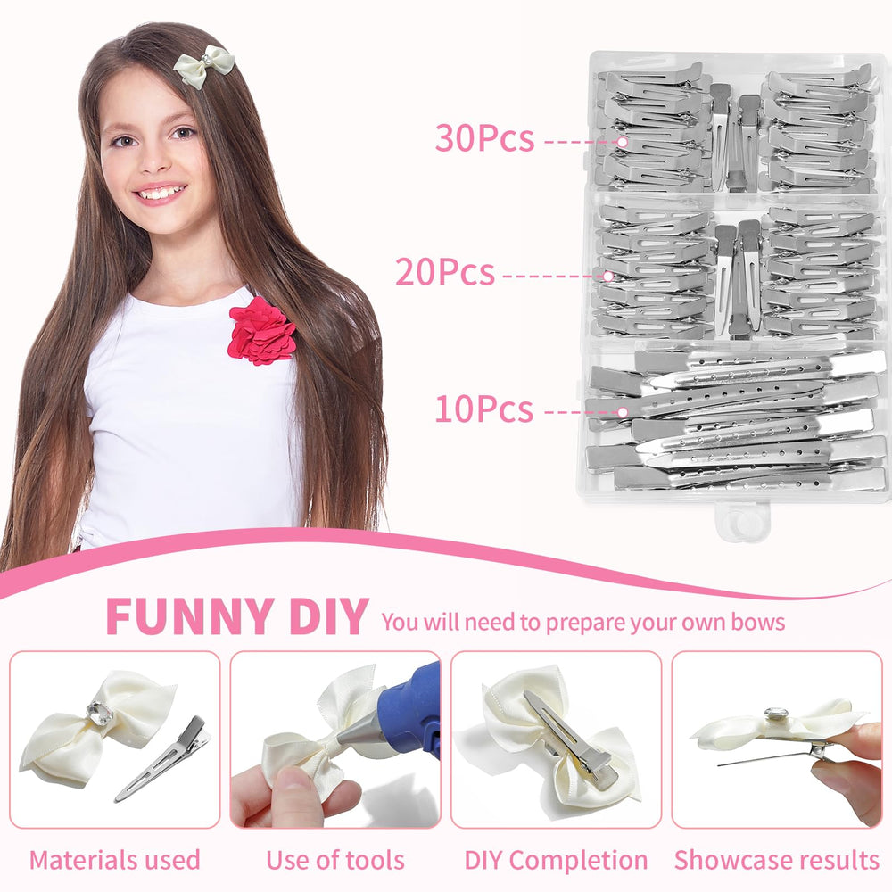 Mia Klein three clip sizes displayed side-by-side for styling versatility