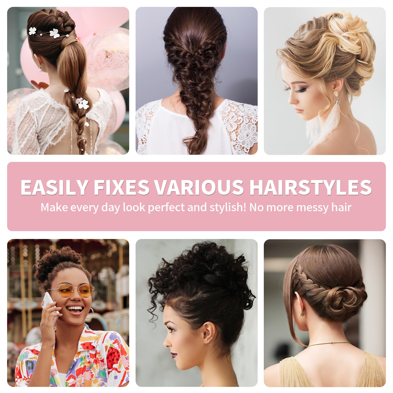Mia Klein wedding updo using pins for secure elegant hairstyle