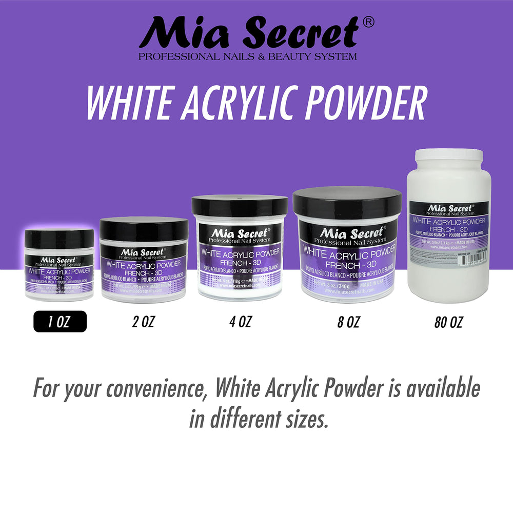 Mia Secret bead of powder on brush demonstrating controlled application