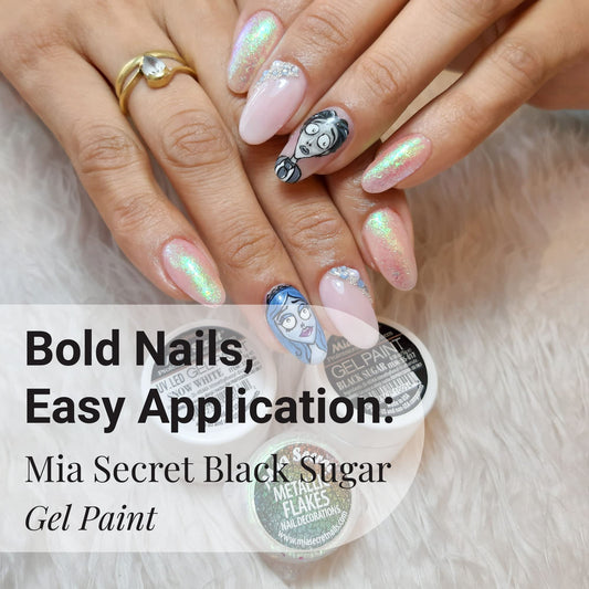 Mia Secret lid close-up detailing texture and secure seal for lasting product freshness