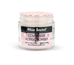 Mia Secret 1oz jar beside ruler showing size and value advantage