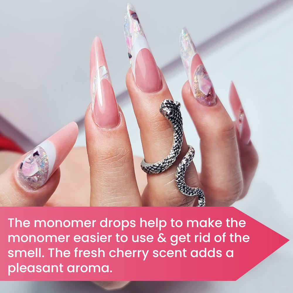 Label detail on Mia Secret bottle highlighting instructions for easy use benefit