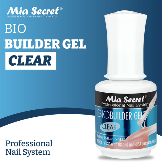 Mia Secret brush applicator detail enabling smooth, controlled gel strokes