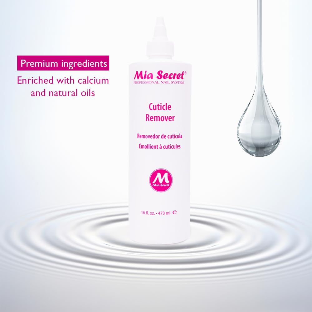 Mia Secret applied by technician in salon saving time during manicure