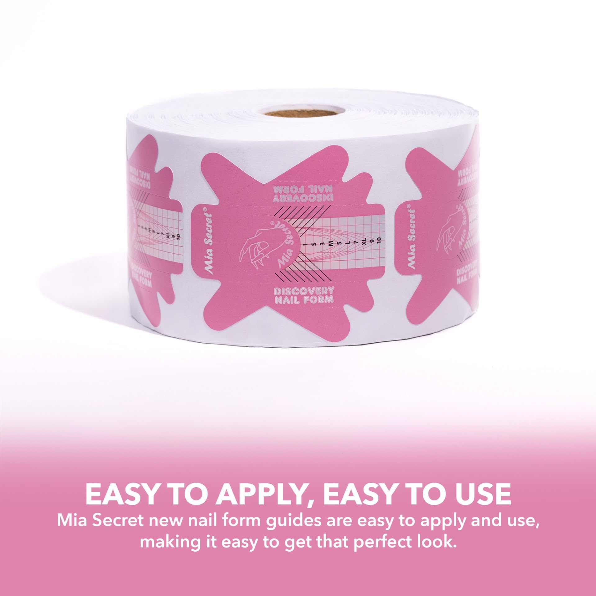 Mia Secret adhesive form edge texture close-up for secure placement