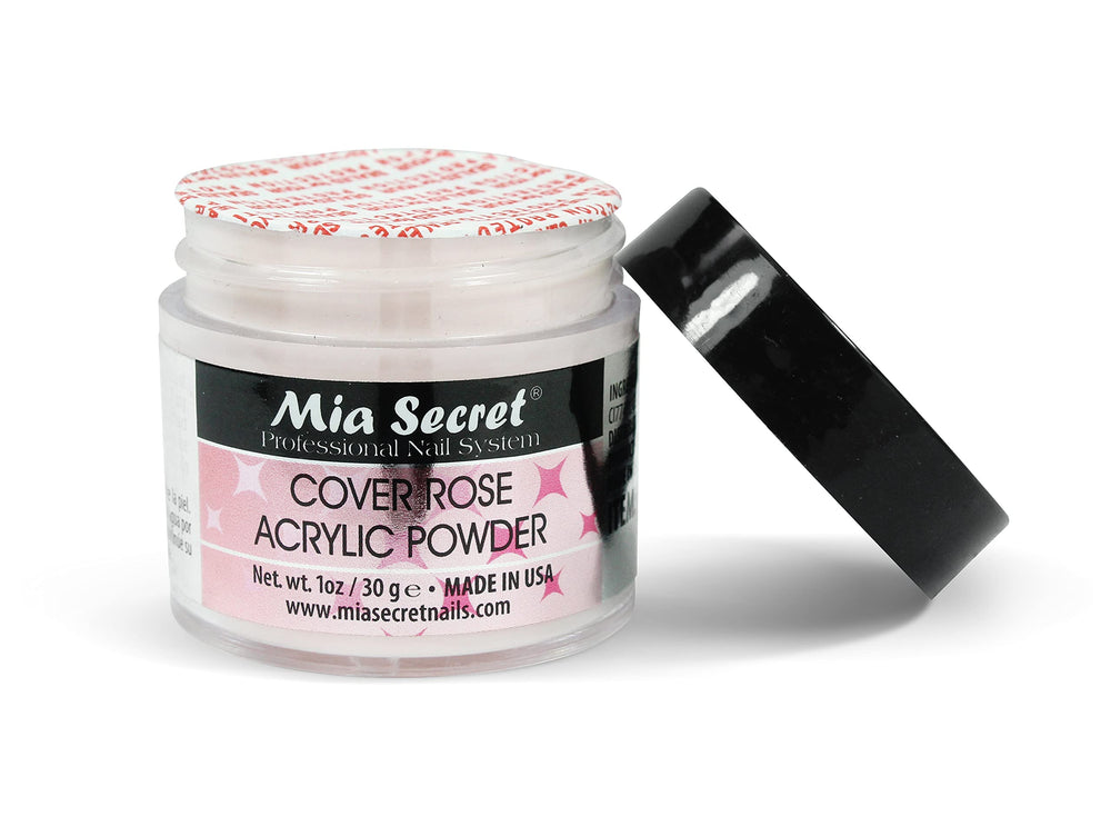 Mia Secret finished rose nails on hands showing natural-looking salon finish