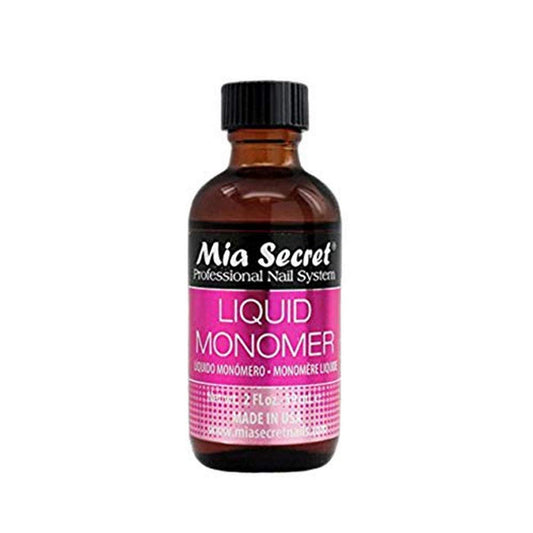 Mia Secret front bottle showing label and 2 oz size, professional salon-ready benefit