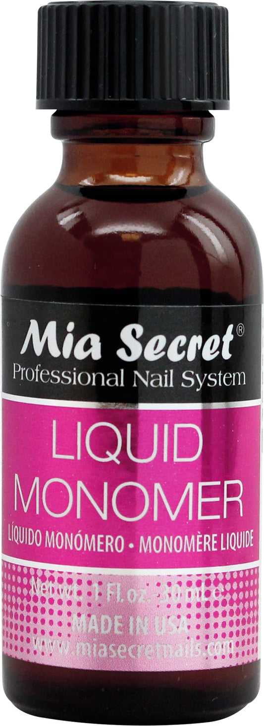 Mia Secret front bottle shot showing label and compact 1 oz size for travel-friendly use