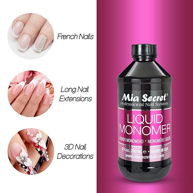 Mia Secret bottle next to ruler showing 16 oz scale and value benefit