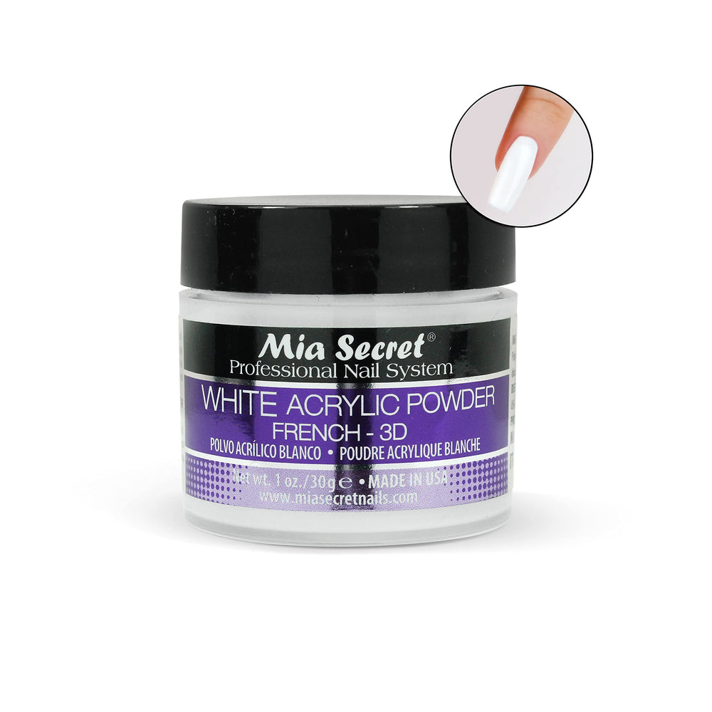 Mia Secret close-up of fine white powder texture for smooth sculpting