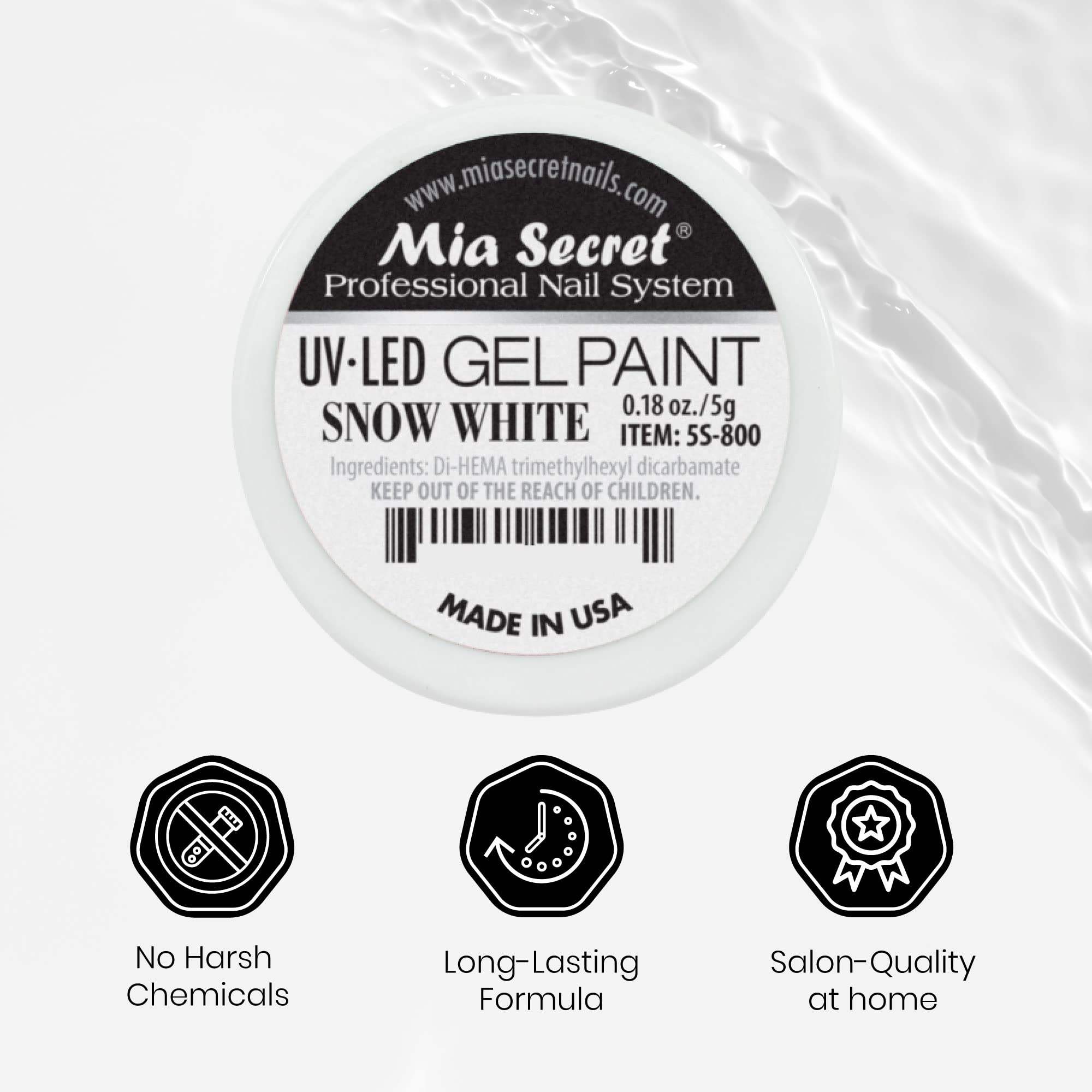 Mia Secret pot beside coin showing compact travel-friendly size