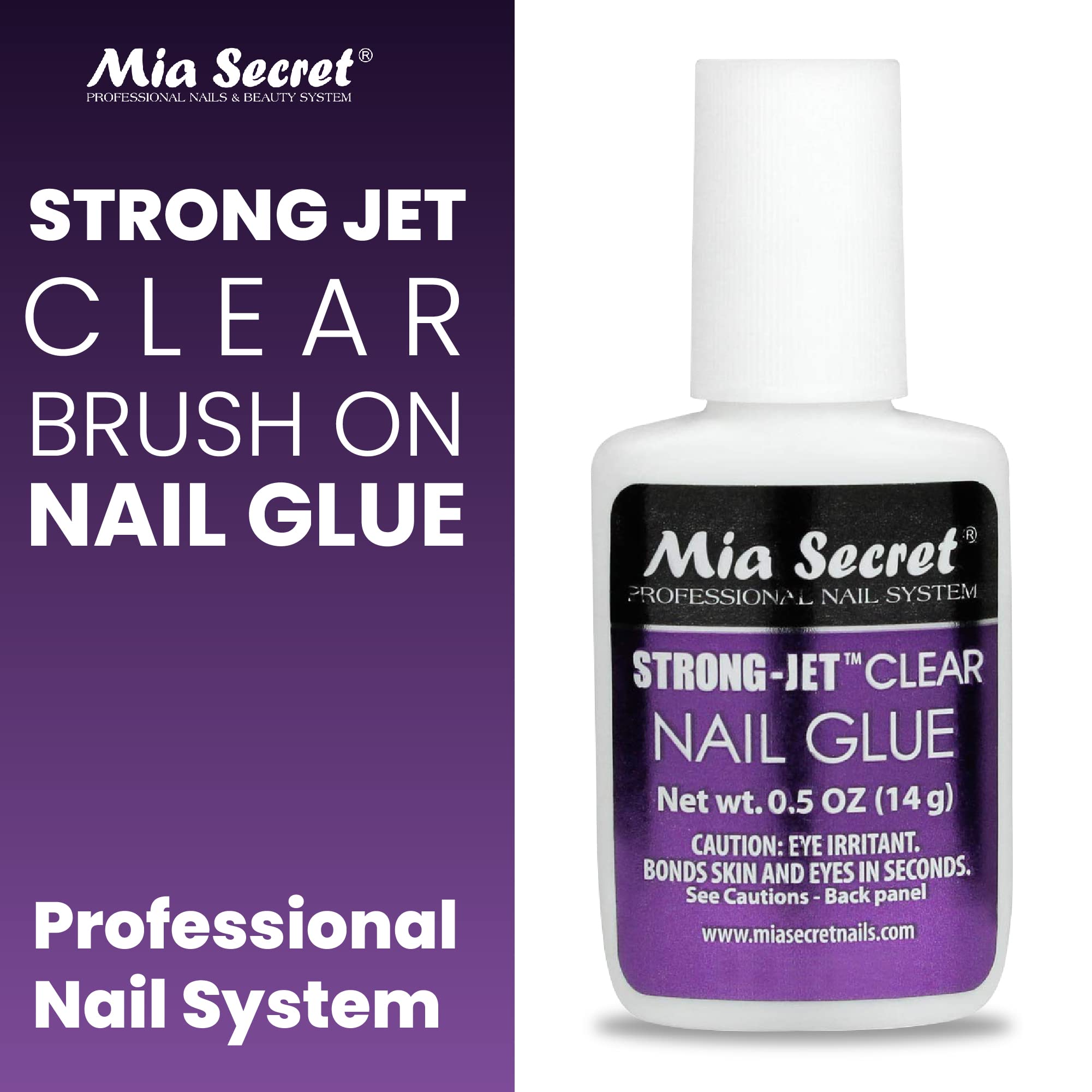 Mia Secret fine brush tip close-up for precise, mess-free application