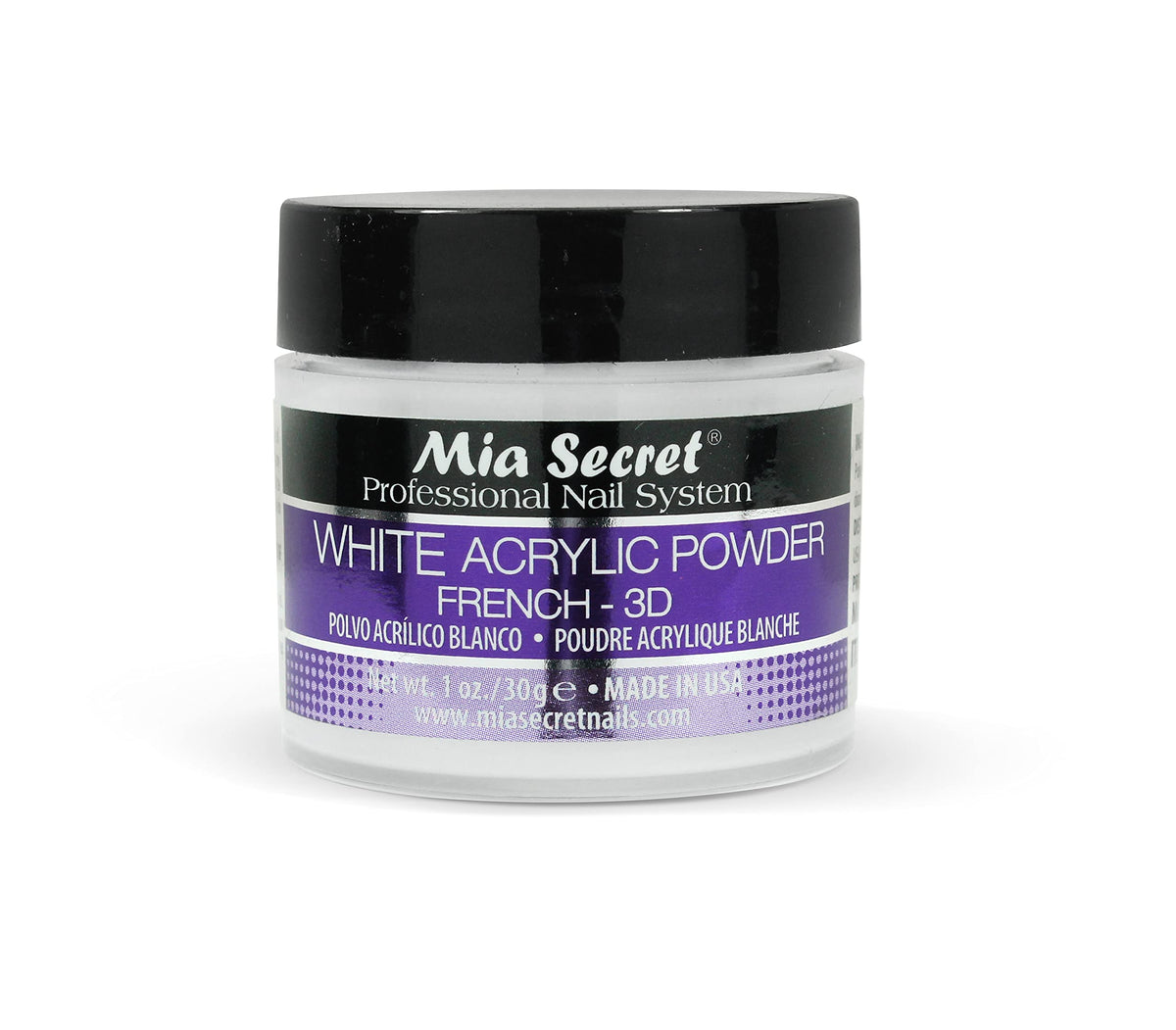 Mia Secret front packaging showing jar and label for quick identification