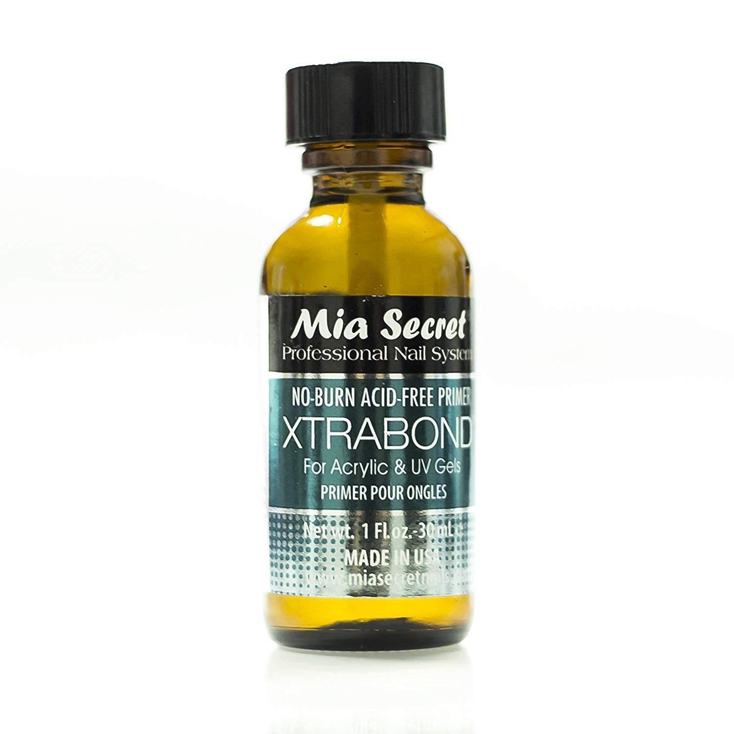 Mia Secret Xtrabond front bottle showing label and professional benefits