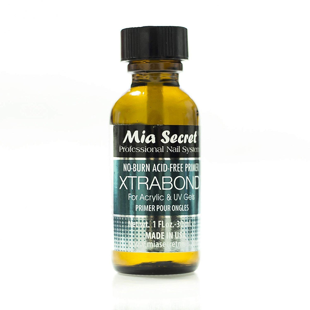 Mia Secret Xtrabond front bottle showing label and professional benefits