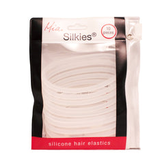 Mia Silkies close-up of smooth silicone texture protecting hair from breakage and snagging