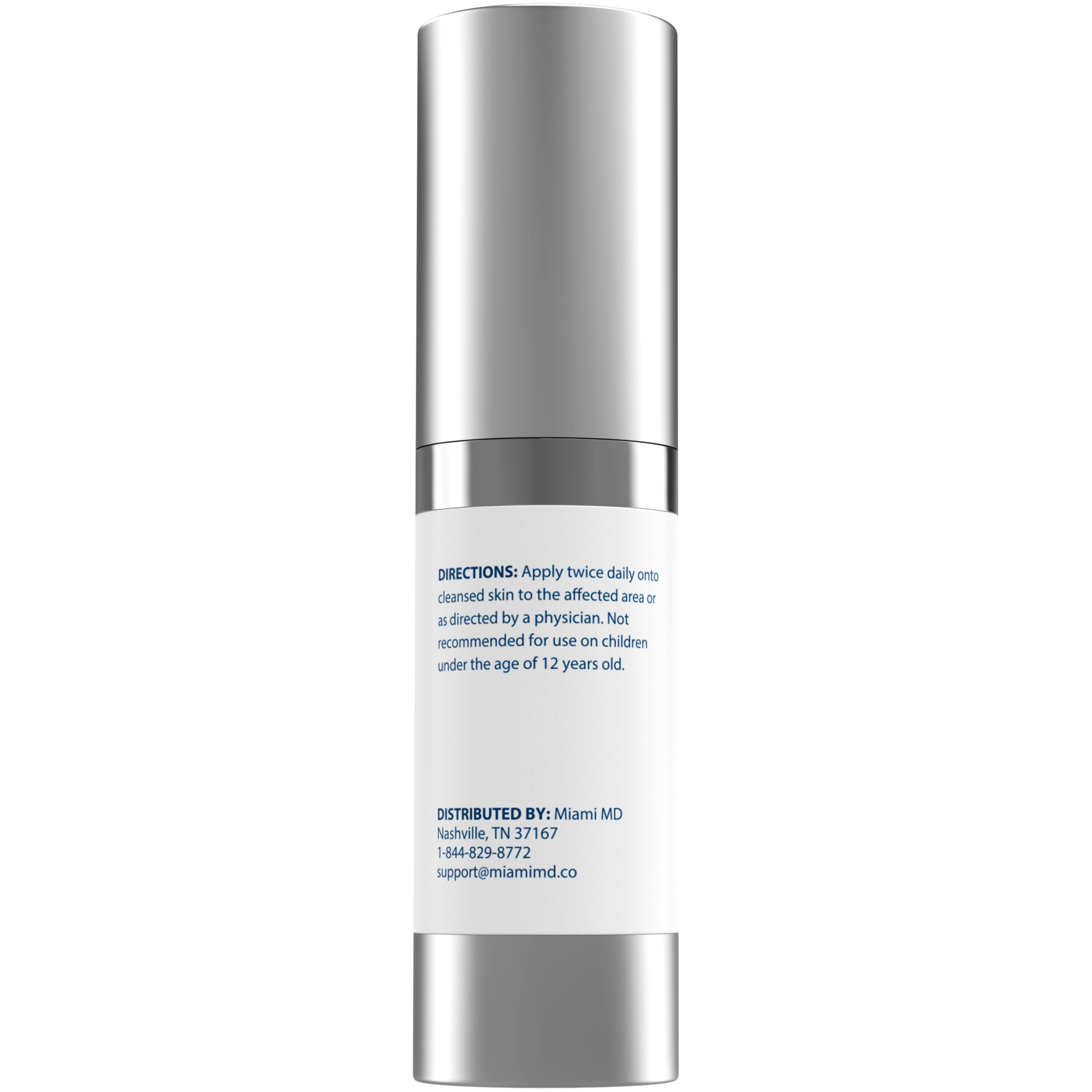 MiamiMD close-up of serum texture drop highlighting smooth absorbency benefit