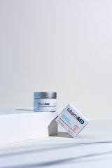 MiamiMD side label with ingredient callouts showcasing peptide benefits