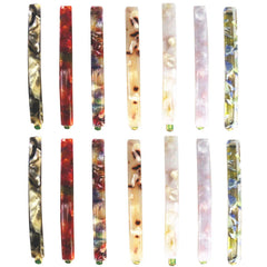 MIAO JIN front view of full 14-piece clip set shows variety and styling options