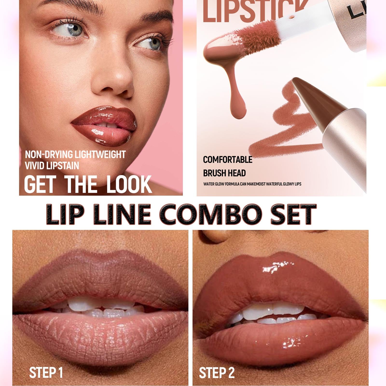 MiaSarah swatches on skin showing true nude brown payoff