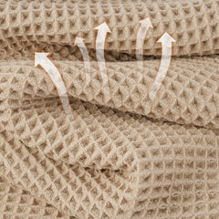 MICROFI close-up waffle texture highlighting fast-drying benefit