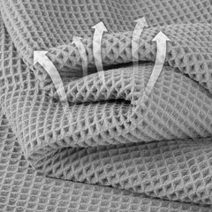 MICROFI waffle weave close-up displaying texture and fast-drying benefit