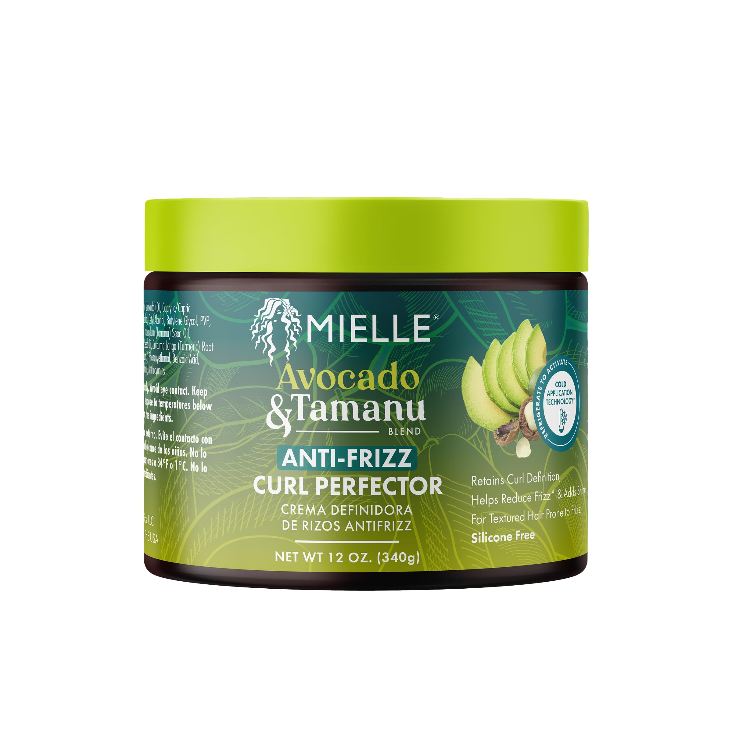 Mielle Organics jar front view showing label and smooth styling benefit