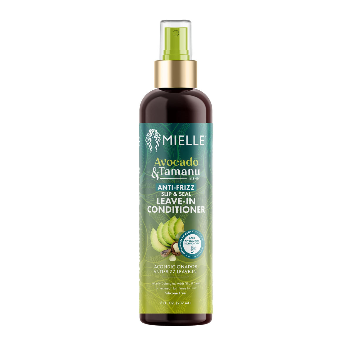 Mielle Organics front bottle view showing label and volume for shopper clarity